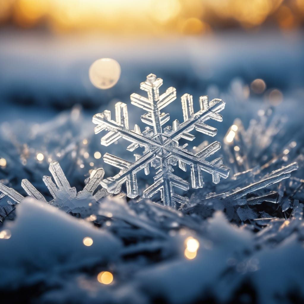 close up view macro view of snow flakes macro lens macro photography