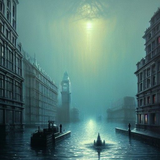 London Submerged: Post-Apocalyptic Flood in Unreal Engine