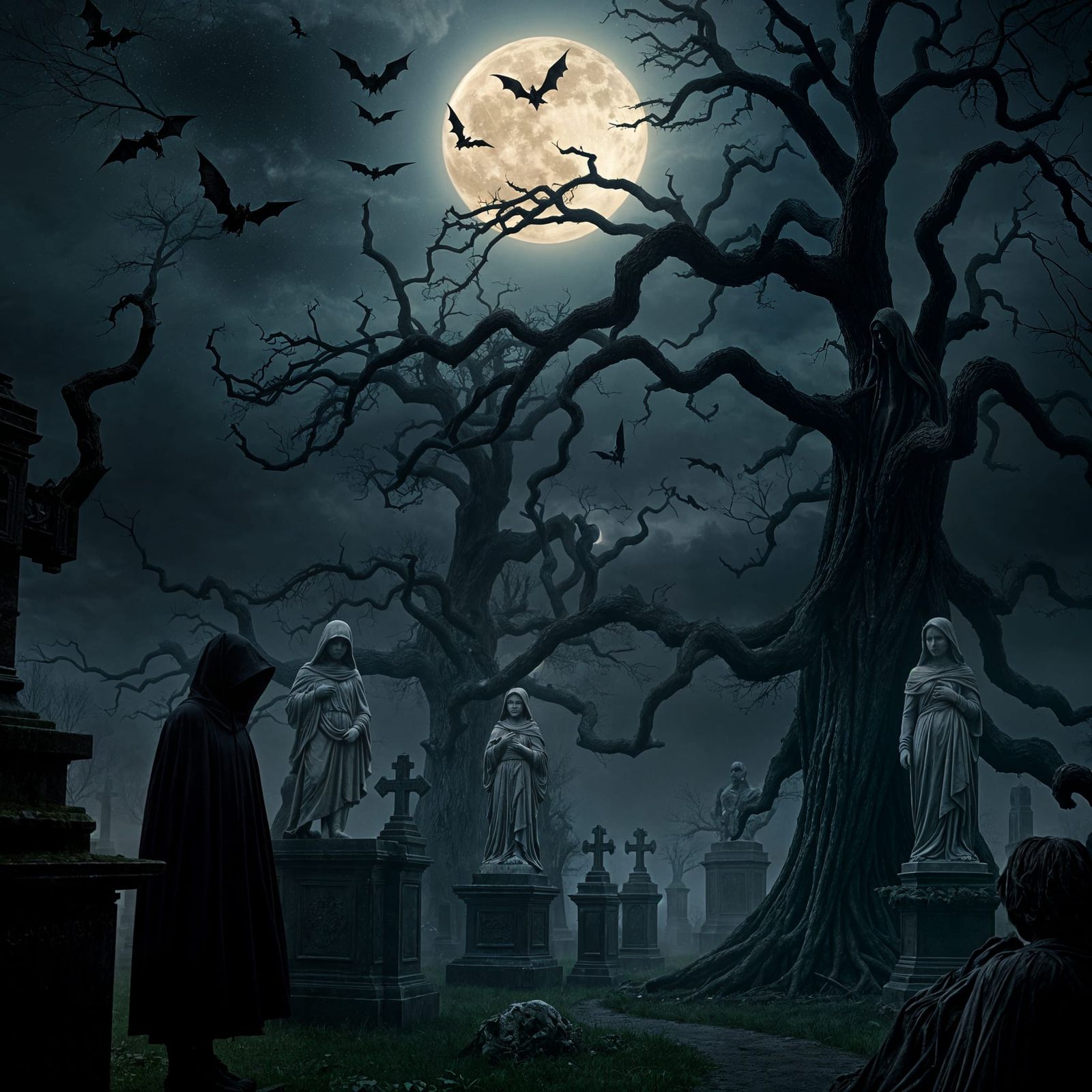 Daily Challenge #680: Gothic Art Style -  Eerie gothic scene