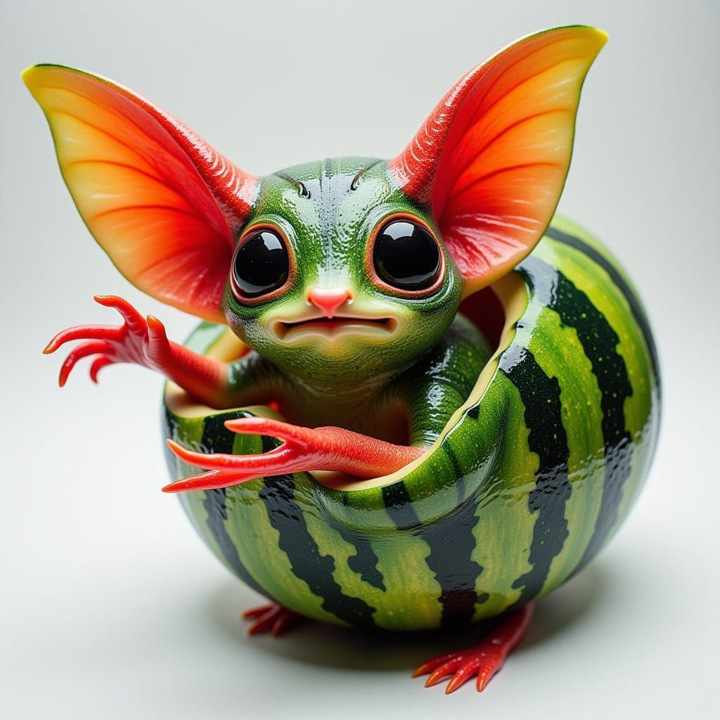 Epoxy Resin Sugar Glider Carving Inspired by Loish