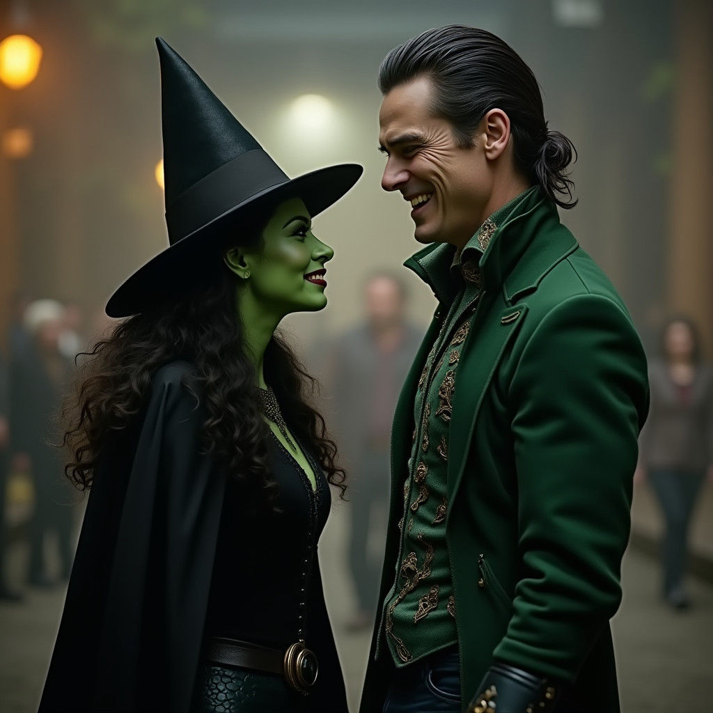 Elphaba and Loki Crossover: A Magical Training Session