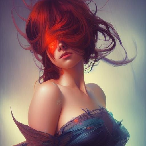 Hyperrealistic Succubus Portrait in 8k Resolution