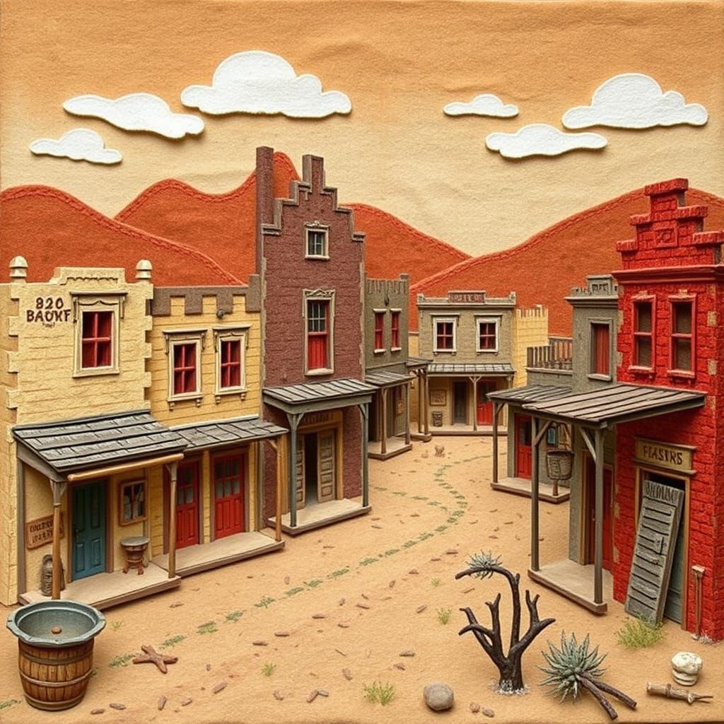 Tombstone, AZ in Felt