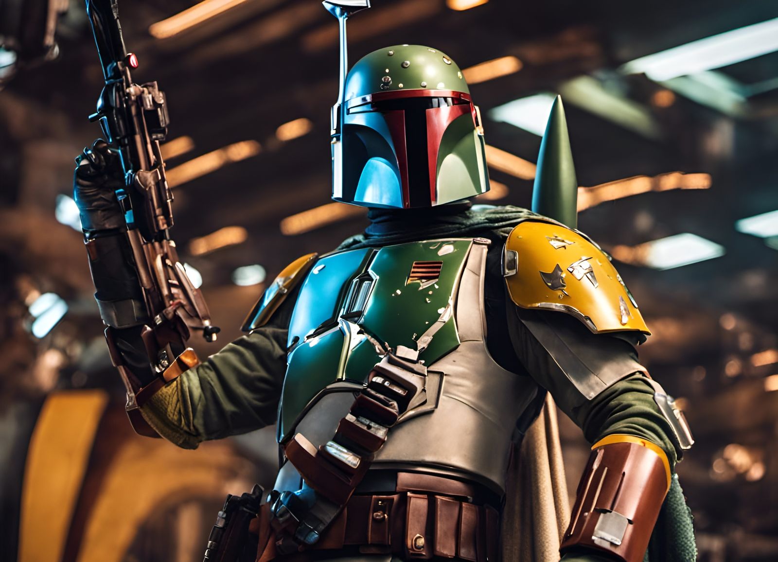 Boba Fett Hunts Capitalists: Analog Film Style
