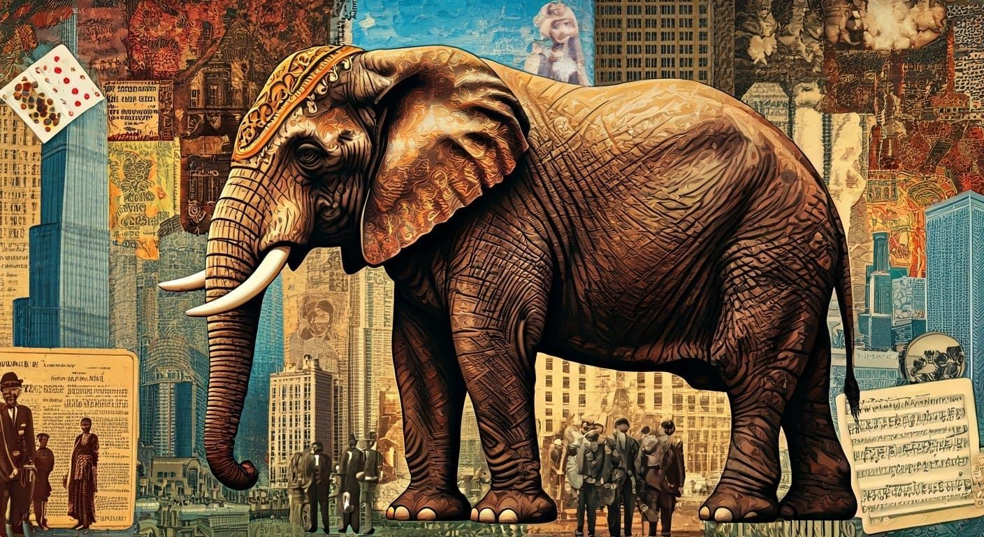 Majestic Elephant Embodies Chicago's Cultural Heritage in Vi...