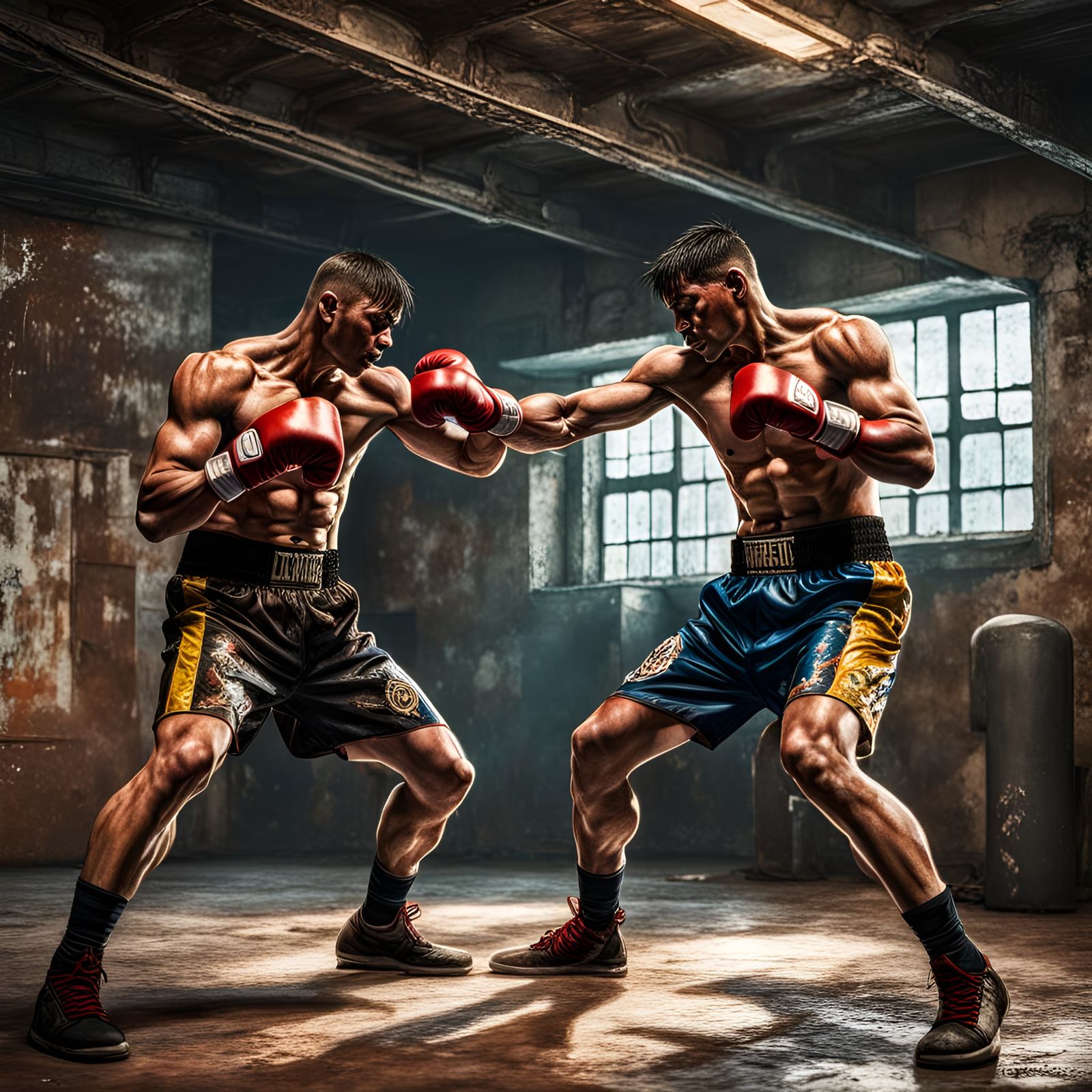 Intricate Bare Knuckle Boxing Match