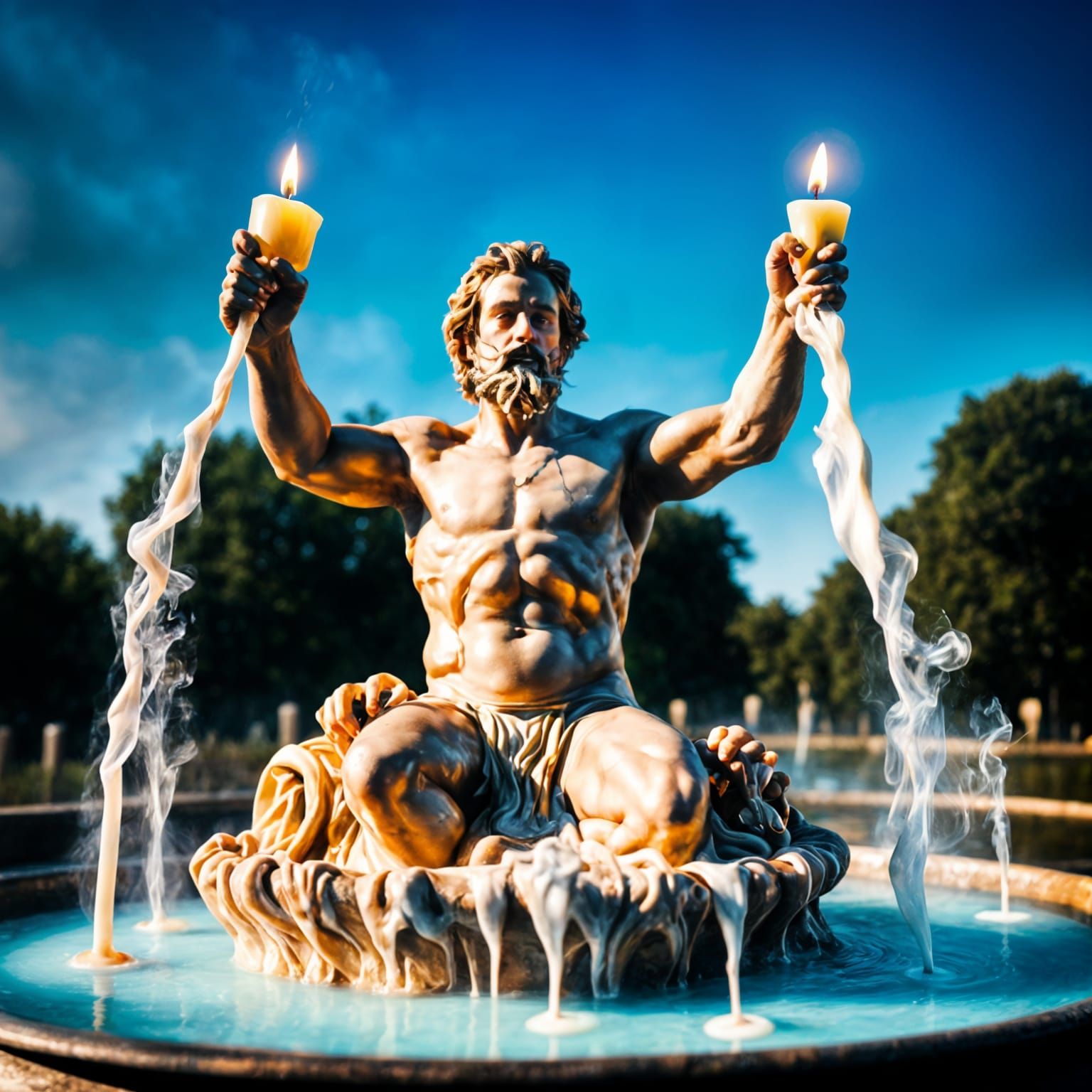 Candle Extinguished by Carbon Buildup