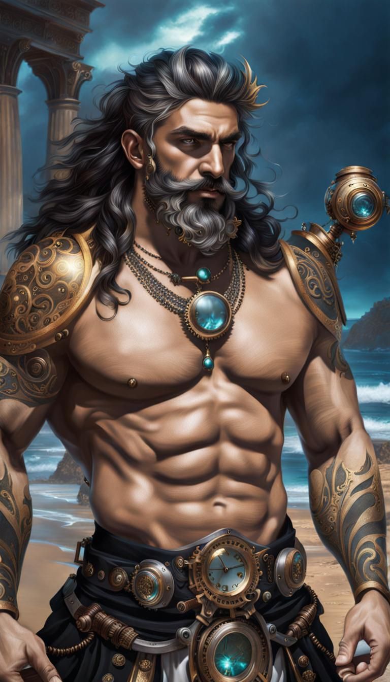 Steampunk Poseidon