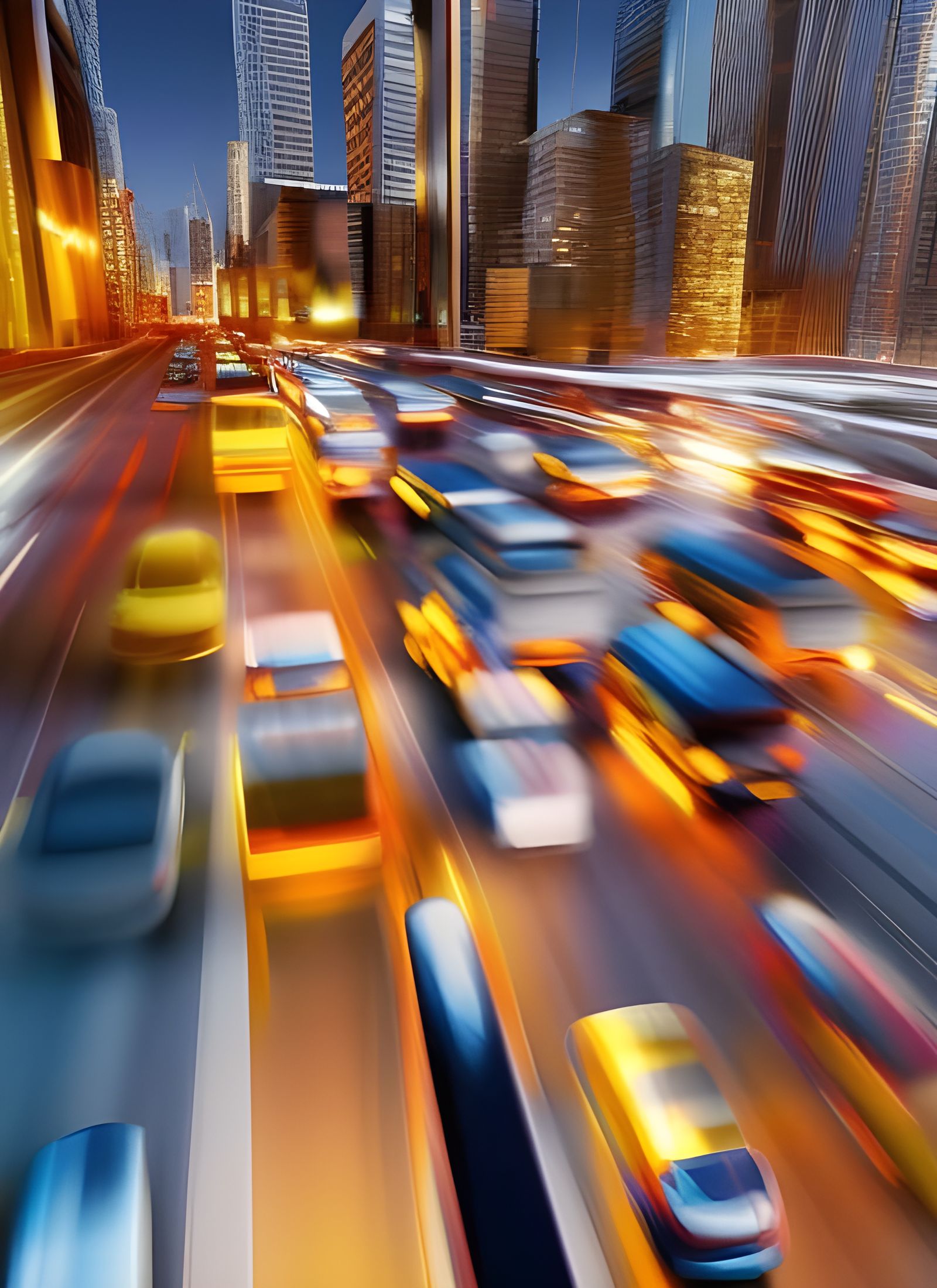 Dreamy Abstract Art with Magic Particles