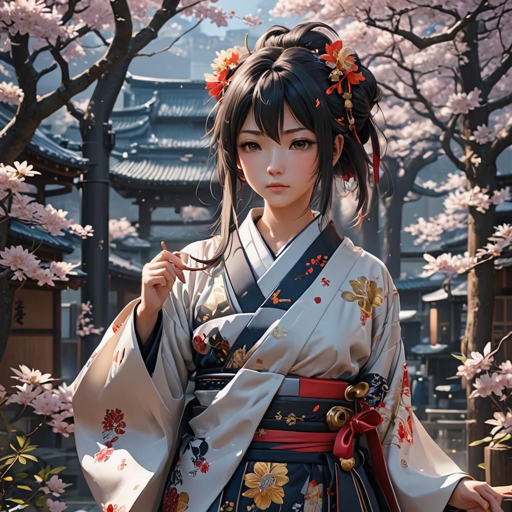 Anime Style Japanese Character Concept Art