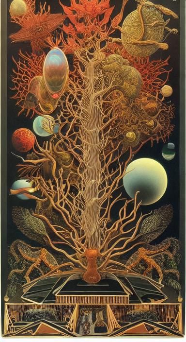 Surreal Space Walker: A Spiritual Orbit