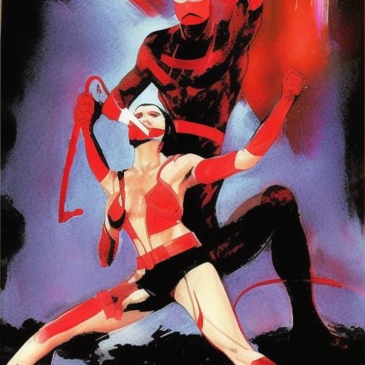 Daredevil and Elektra: Yin and Yang in Comic Art