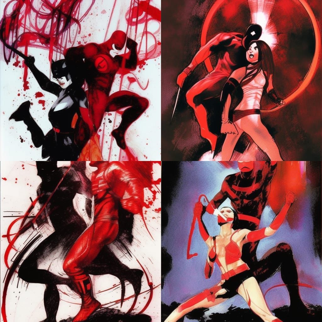 Daredevil and Elektra: Yin and Yang Duality