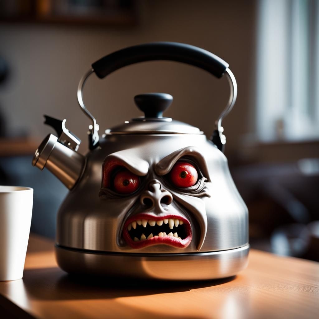 Demon-Possessed Kettle Torments Coffee Mug