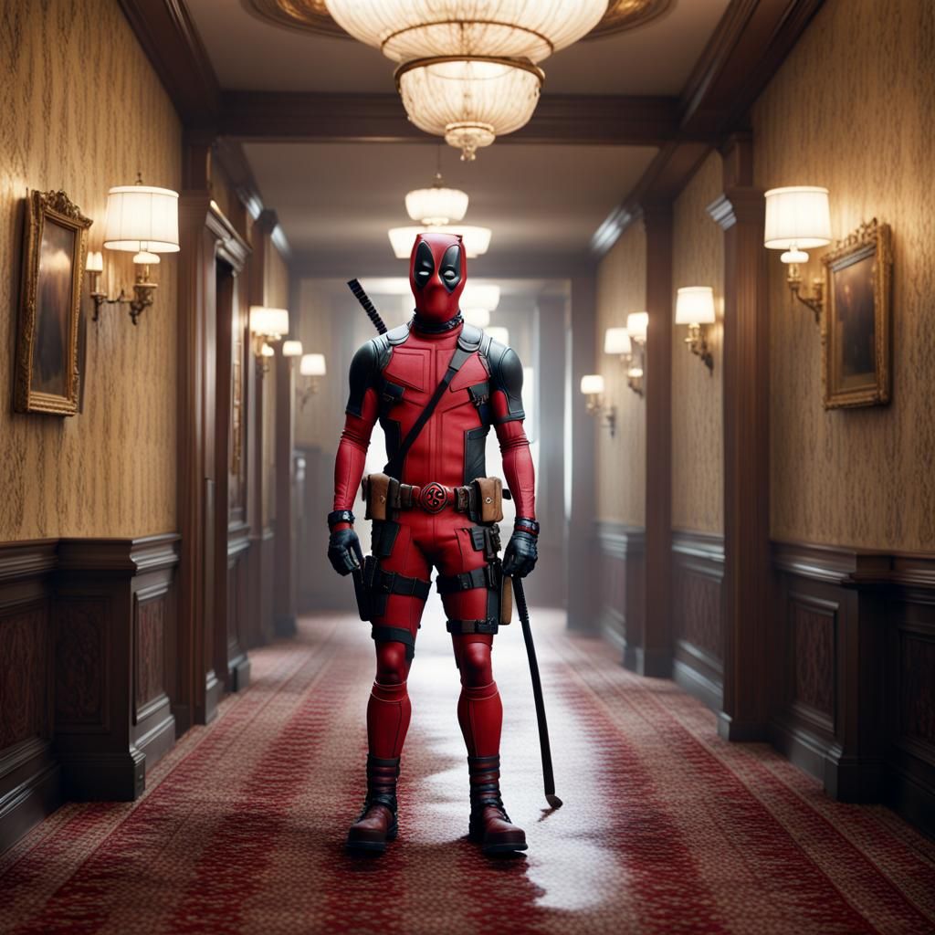 Deadpool in The Shining: Digital Matte Painting