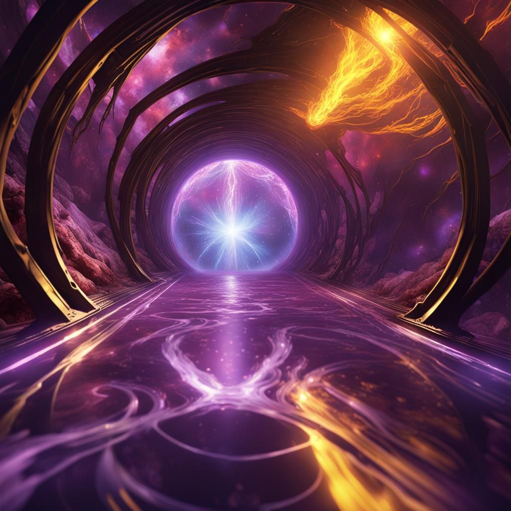 Cosmic Power Flows Through Glass Tunnel