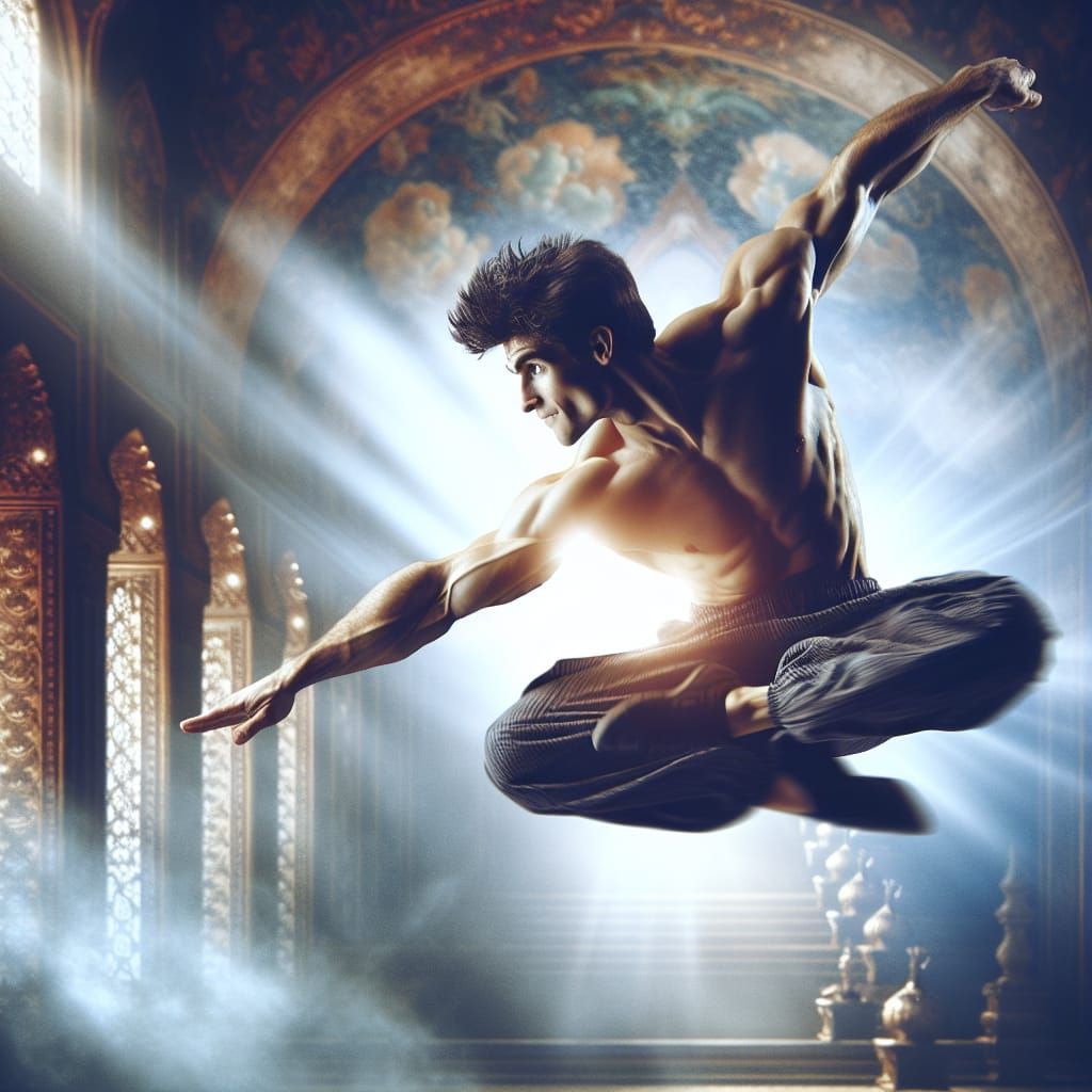 Young Athlete Executes Stunning Double Backflip in Throne Ro...