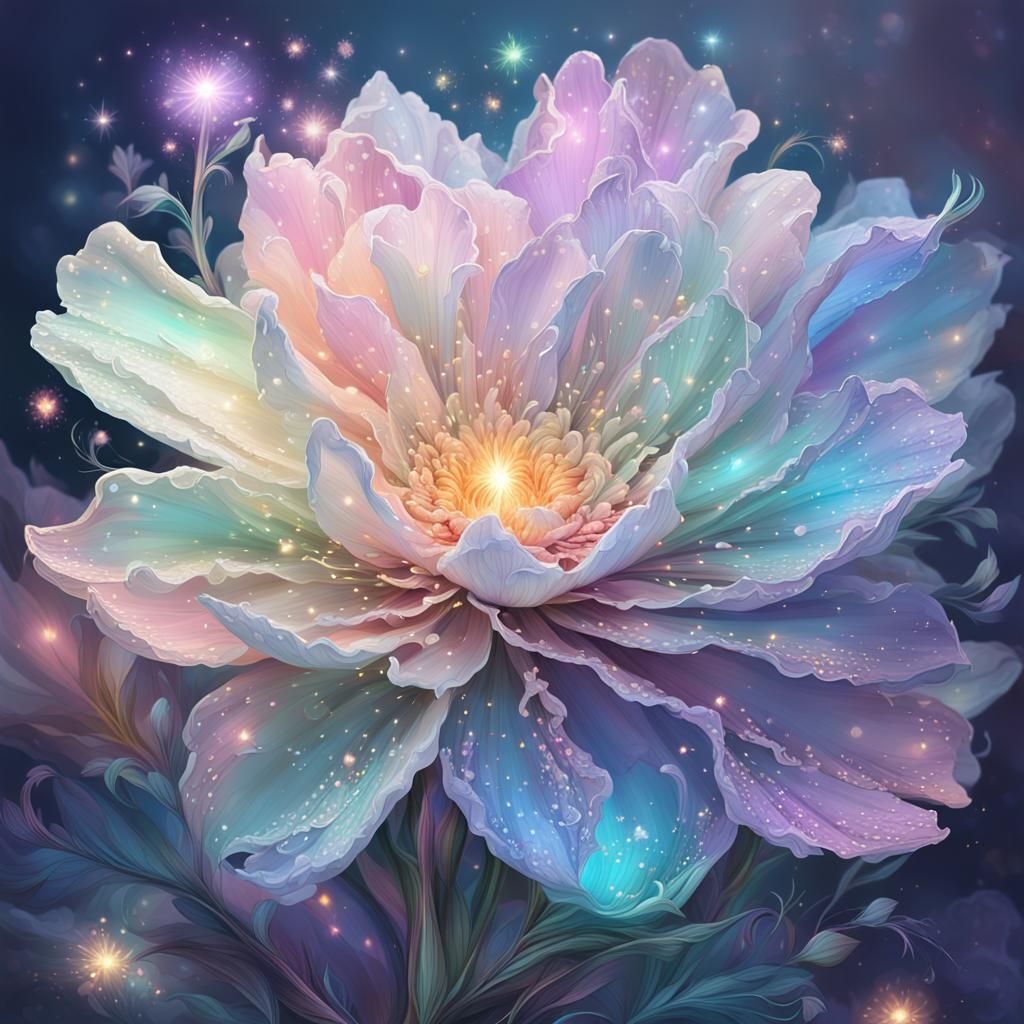 beautiful magical flower