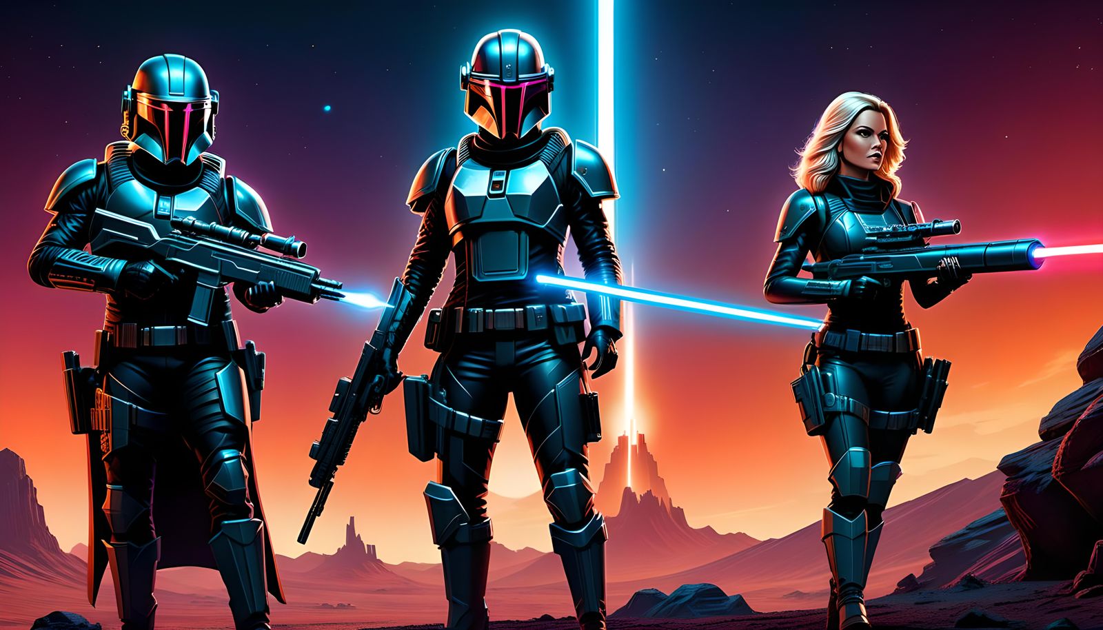 Futuristic Bounty Hunters (Continued)