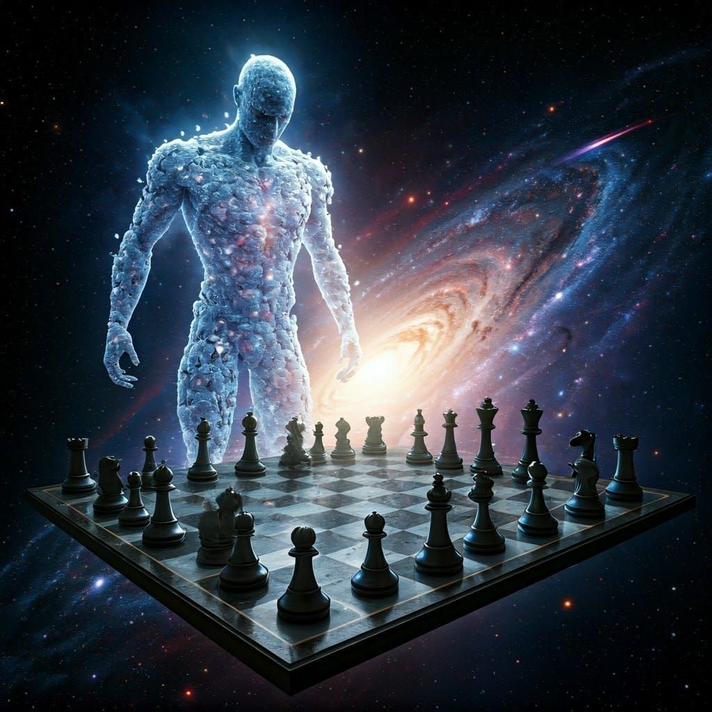 Celestial Chess Game in Infinite Space