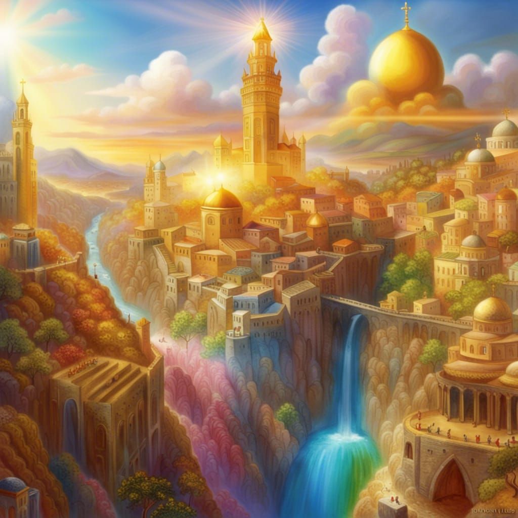 Heavenly Jerusalem: City of Gold and Divine Light