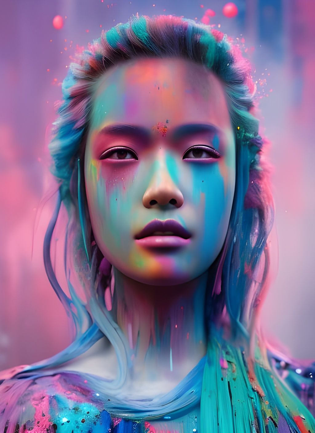 Made of paint and color
