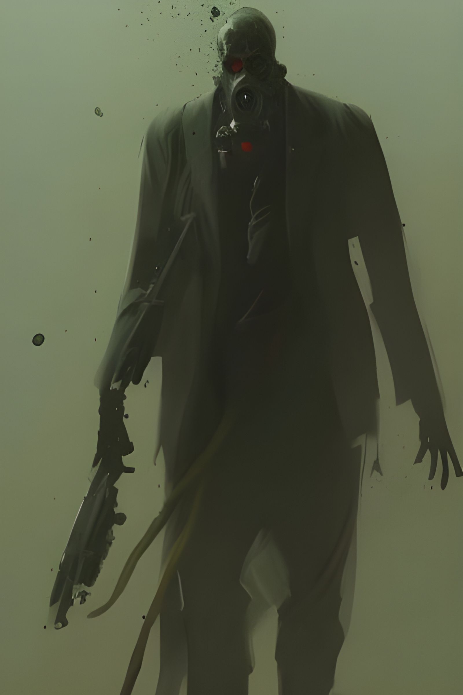 Sinister Father of Chemical Warfare, Dark Fantasy Art