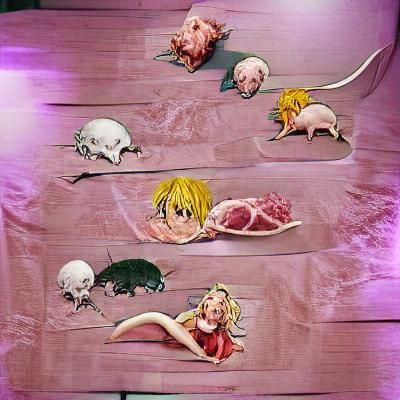 Surreal Depiction of the Seven Deadly Sins