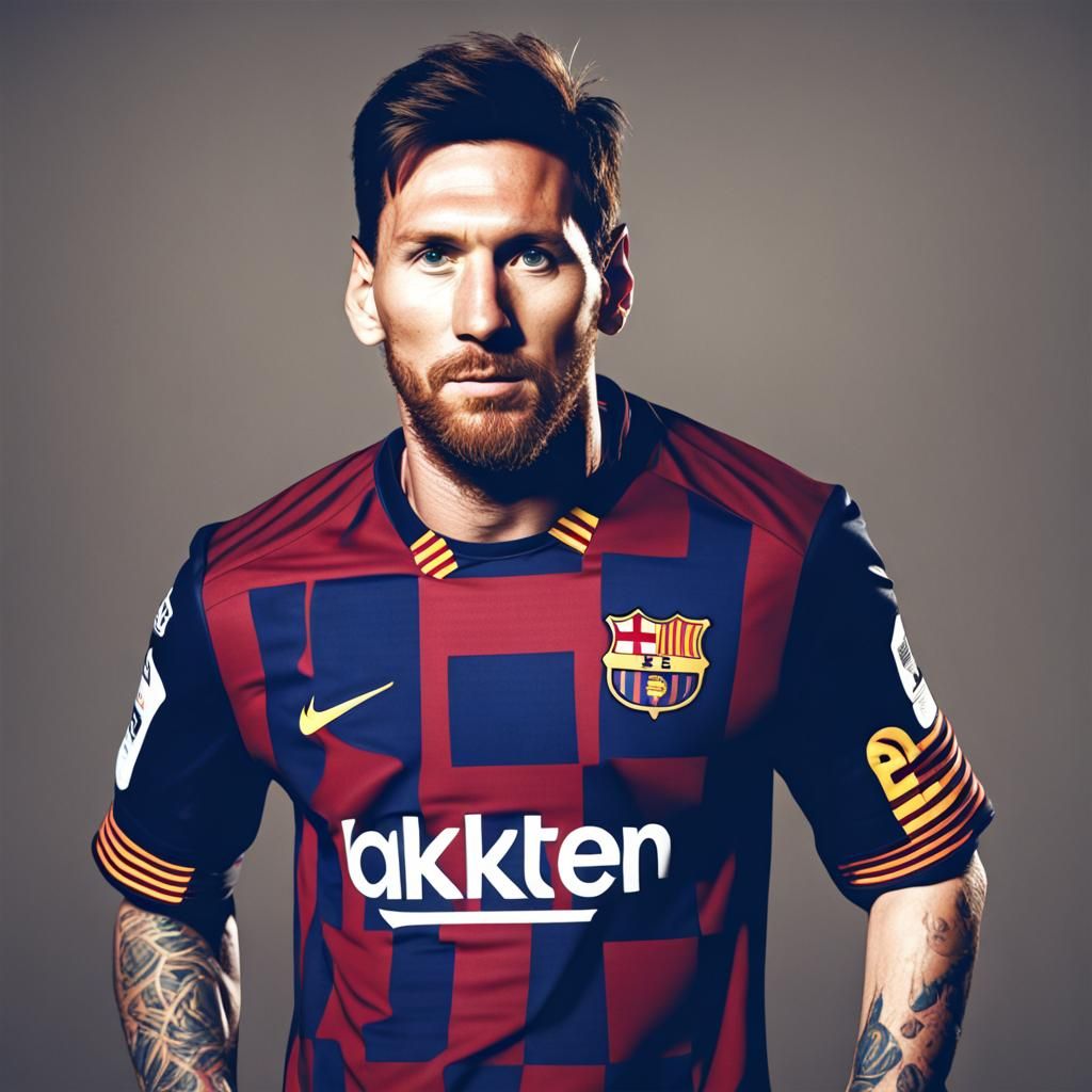 Lionel Messi AI Generated Portrait