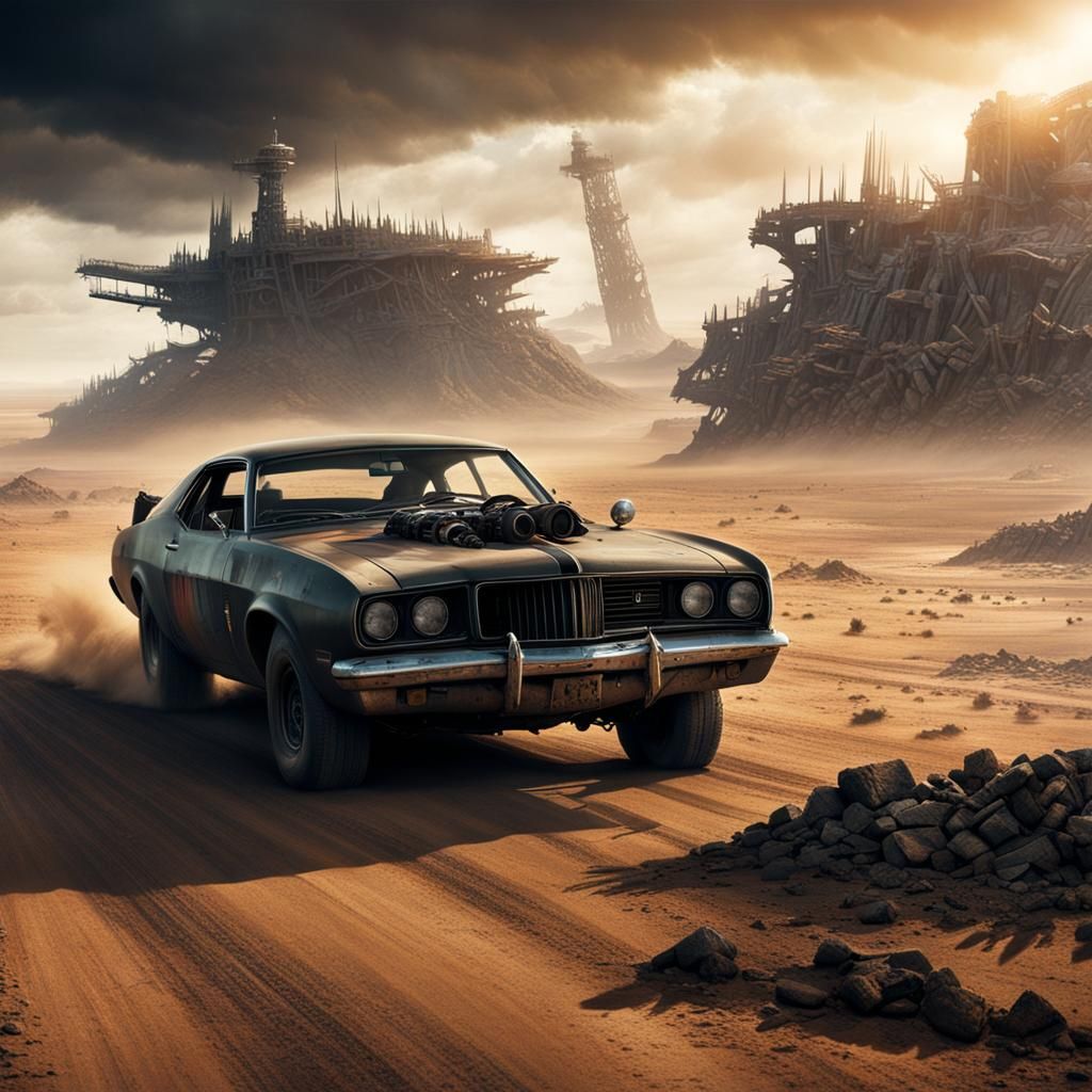 Epic Cinematic Scene Inspired by Mad Max