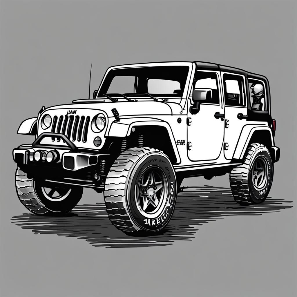Jeep Wrangler with "Jamjeep"