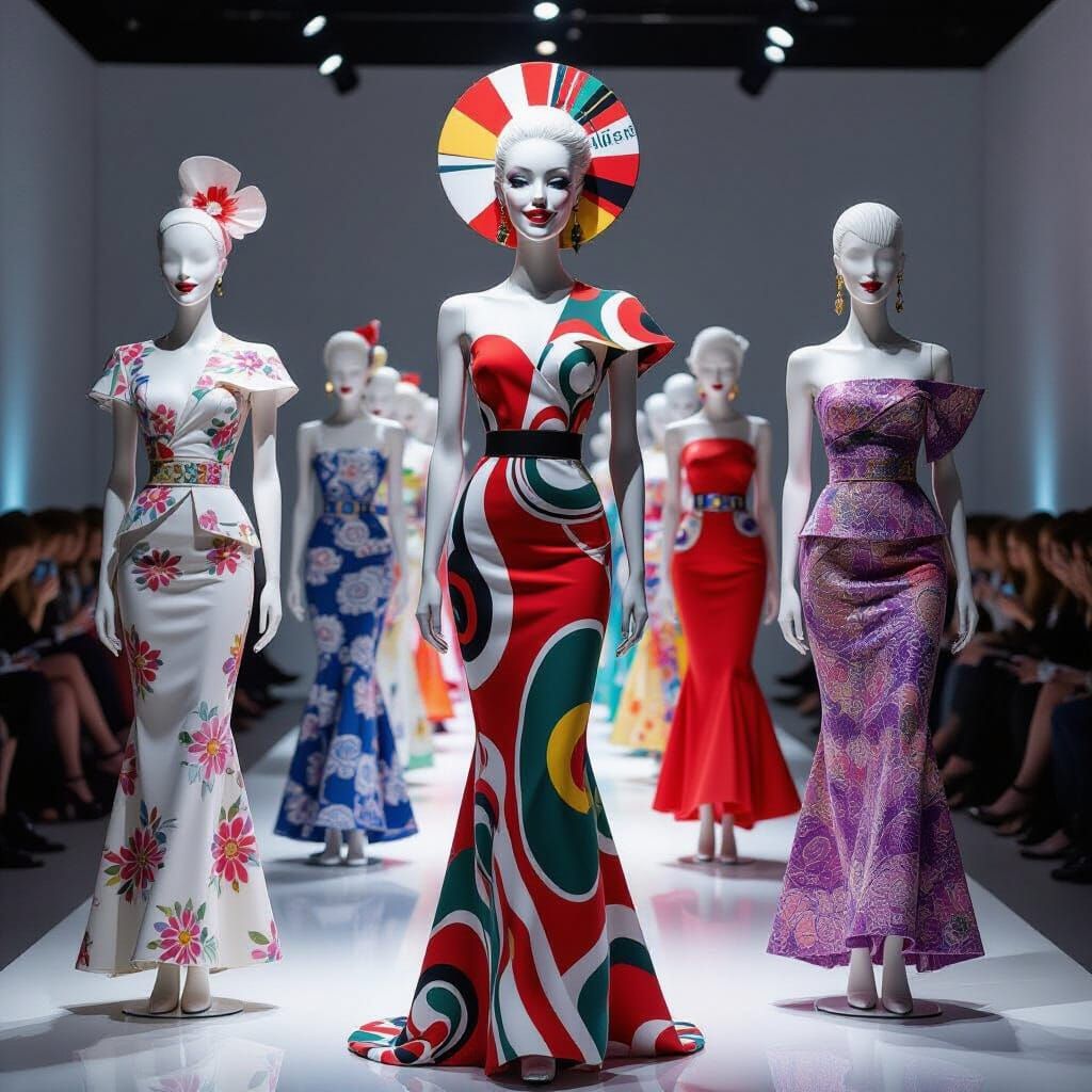 Mannequins Step Off Stands in Playful Style