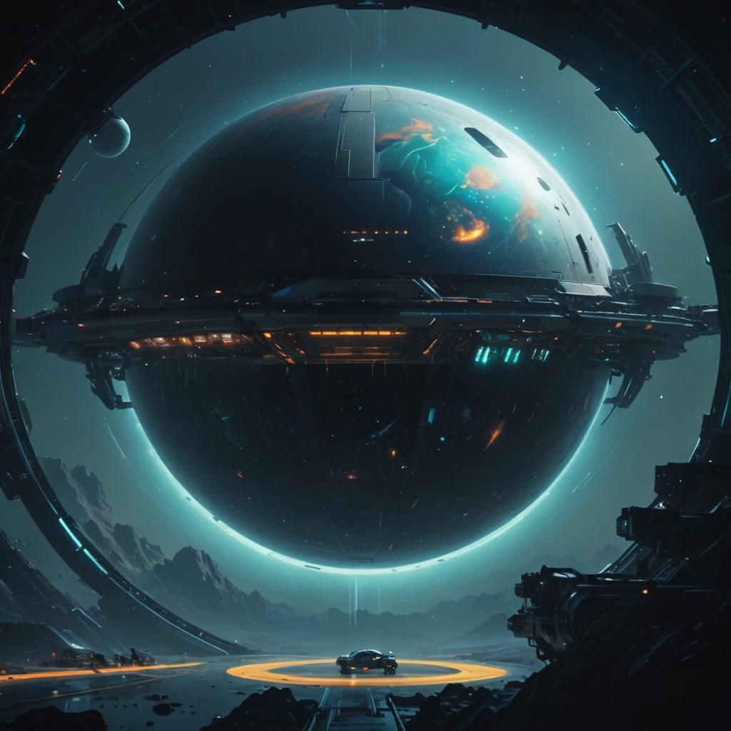 Sci-Fi Space Station Ready for Departure