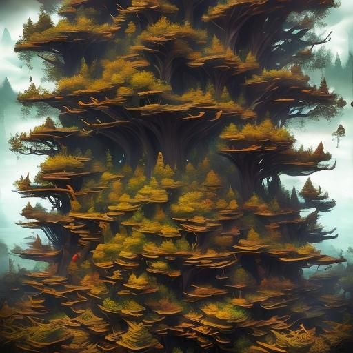 critters of meltingness in the Wānaka tree brainforest andromorph numptigami spudknuckles wearing combustible recrudesce...