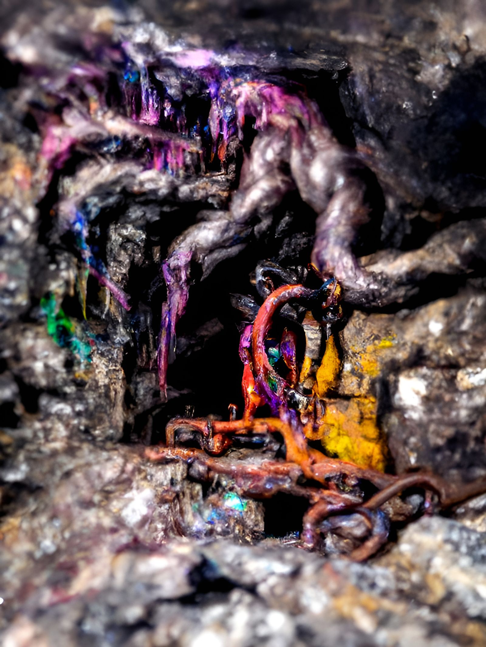 Eldritch Beast Chained in Dark Pit
