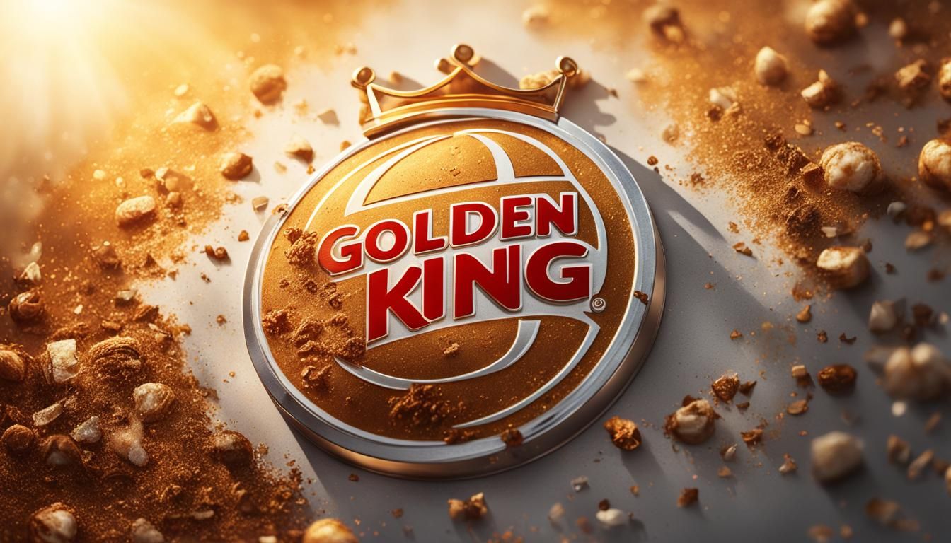 Burger King Golden Logo with Parallax Effect