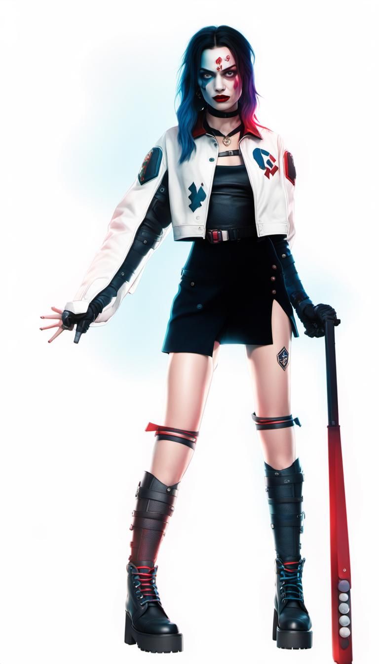 Harley Quinn Concept Art in Unreal Engine