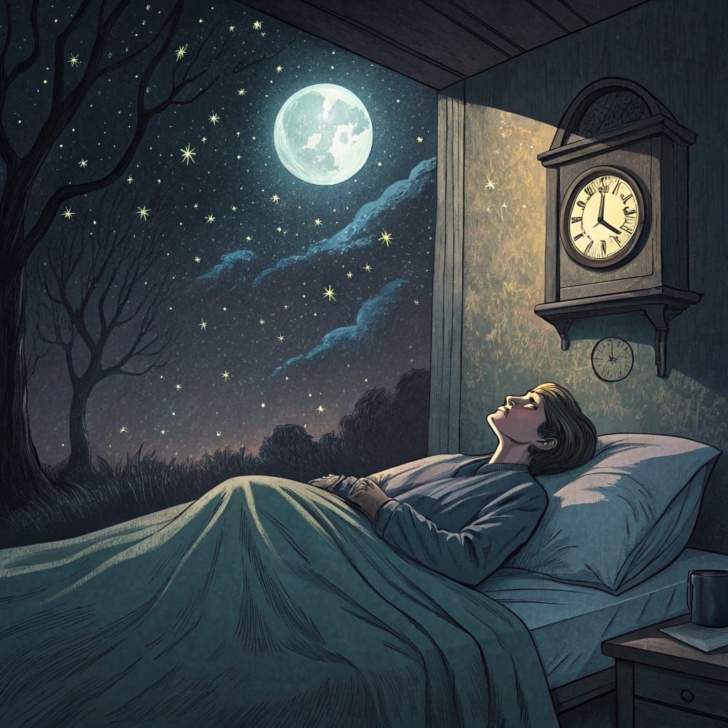 Midnight Prayers: A Visual Interpretation of Sleeplessness