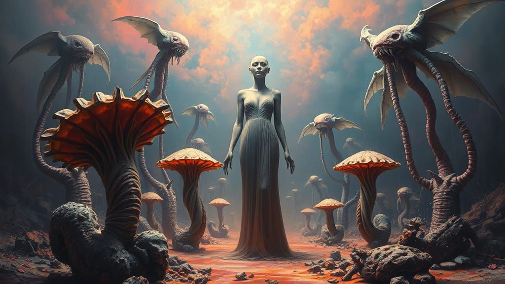 Surreal Rejection of Conventional Norms in a Bizarre Atmosph...