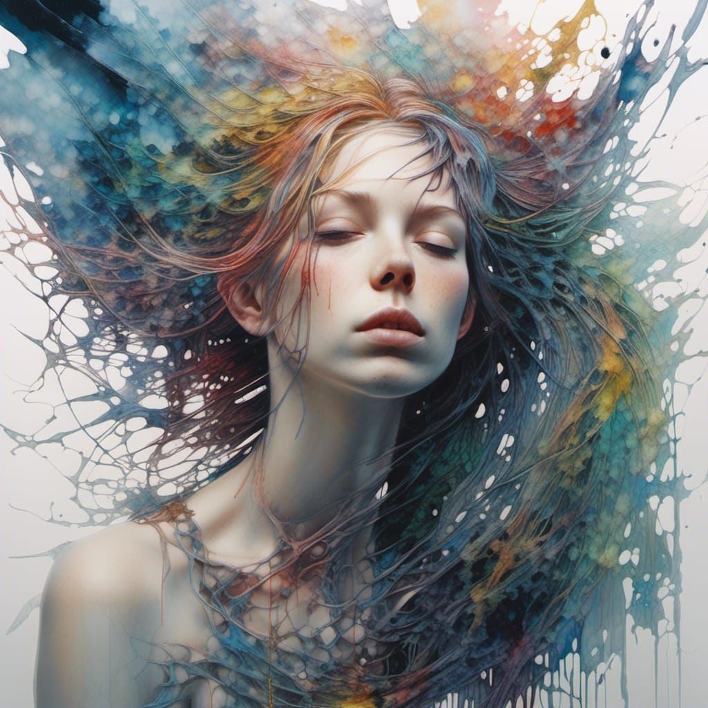 Magical Cosmic Rainbowscape in Digital Illustration