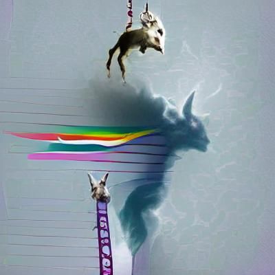 Unicorn Bungee Jumping: A Psychotic Vision