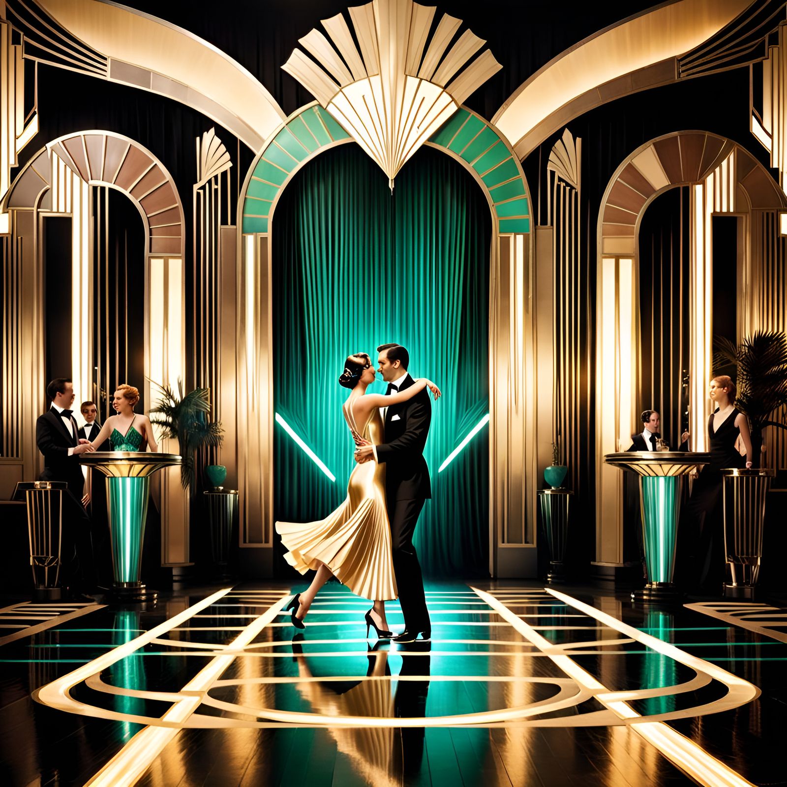 Art Deco Dance Floor Extravaganza