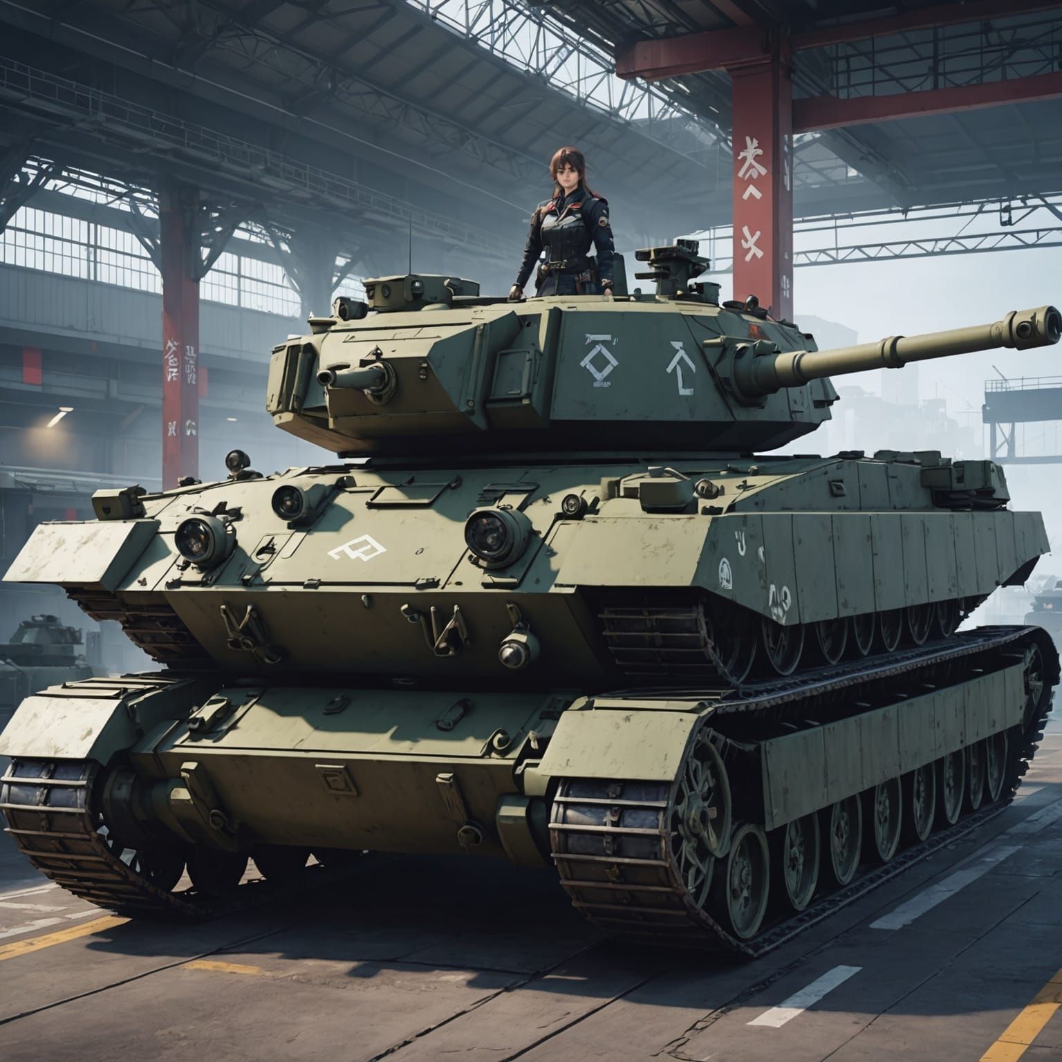 Detailed 3D Anime Art Inspired by WLOP