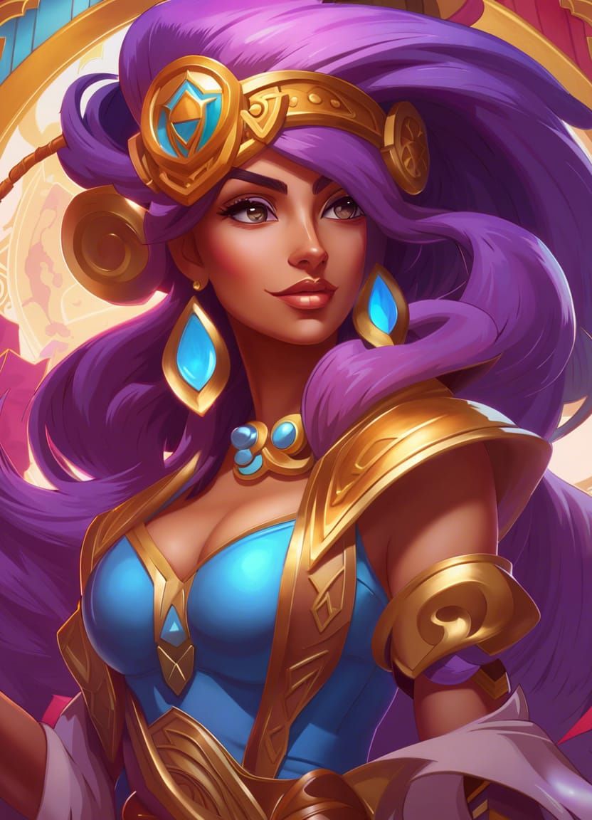 Earth Genasi Shantae: D&D Bard and Monk Illustration