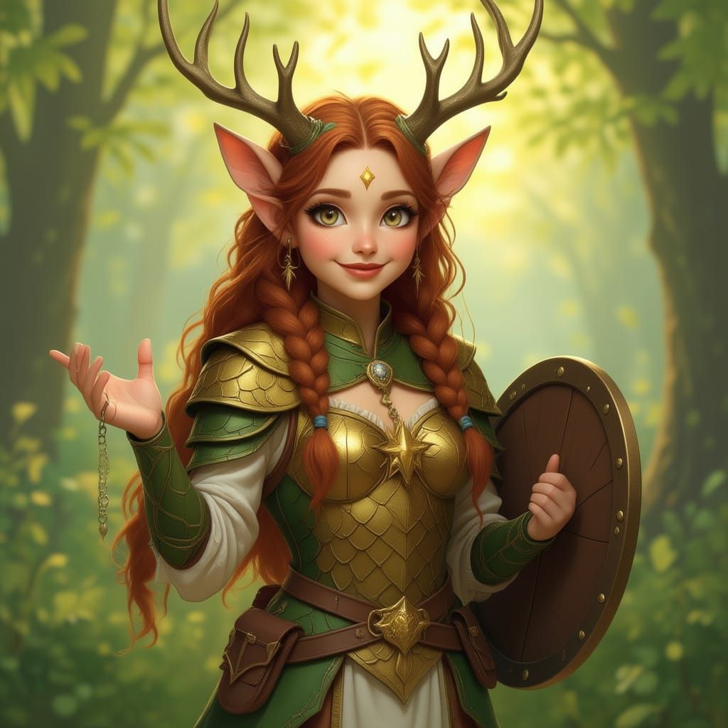 Satyr Light Cleric in Golden Hour Lighting