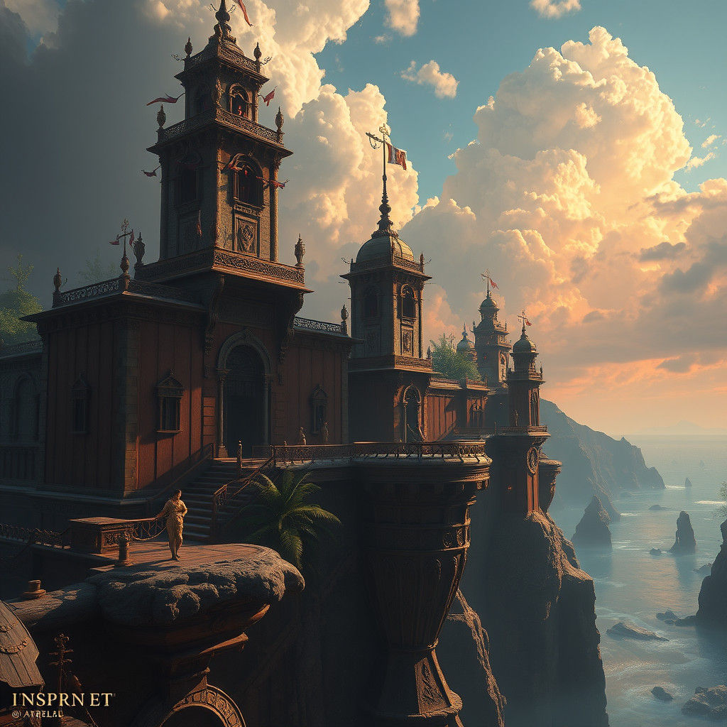 Viceroyalty of New Spain: Detailed Matte Painting