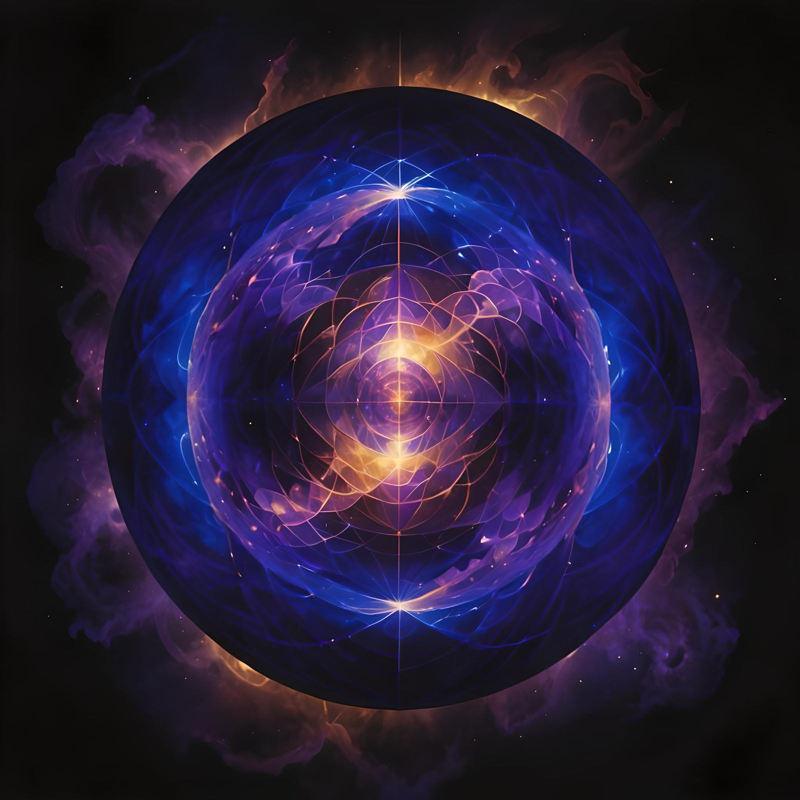 Ominous Anime Aura Shines on Fantasy Globe