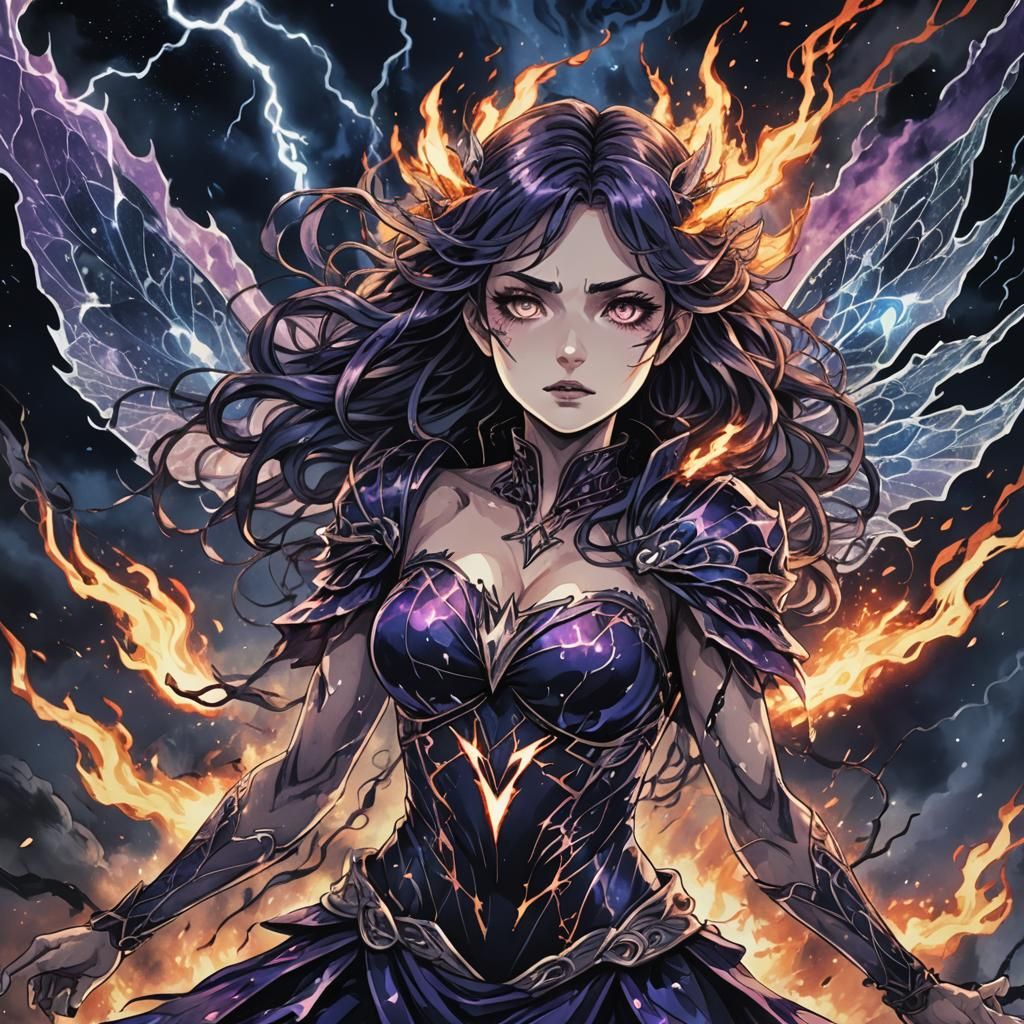 Enraged Fairy in Solo Leveling Anime Style