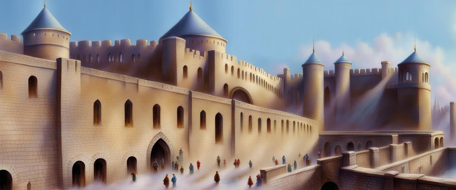 Ethereal Fantasy Landscape in Luminist Style