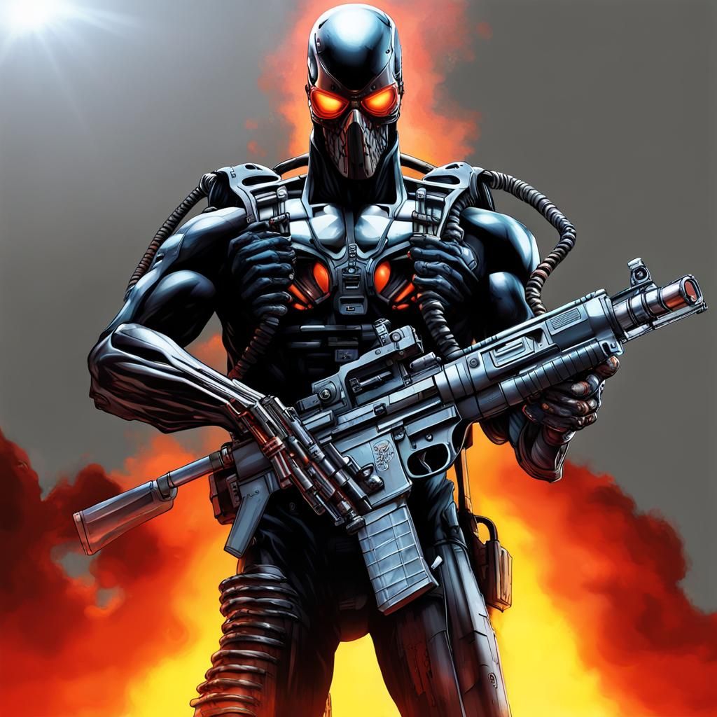 Terminator Future War Cobra with Energy Weapon